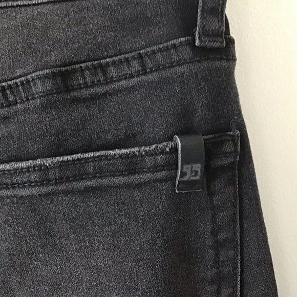 Joe's Jeans The Icon Ankle Tindall Flawless Asymmetrical Raw Hem Black J… - Picture 7 of 11